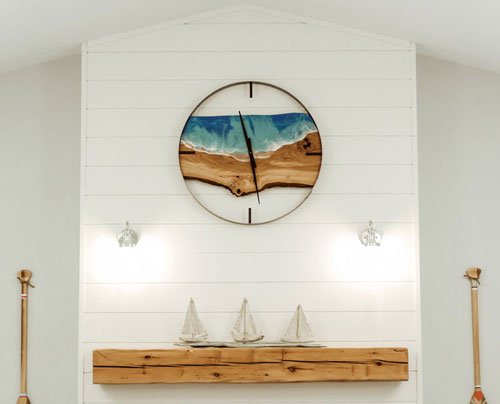 Clock on wall in Barrie dance studio