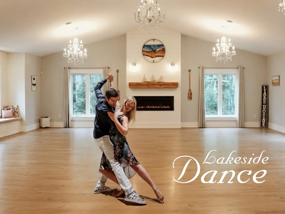 Lakeside-Dance-Studio-with-Dancers Dance Instructors in a pose at Lakeside Dance Studio