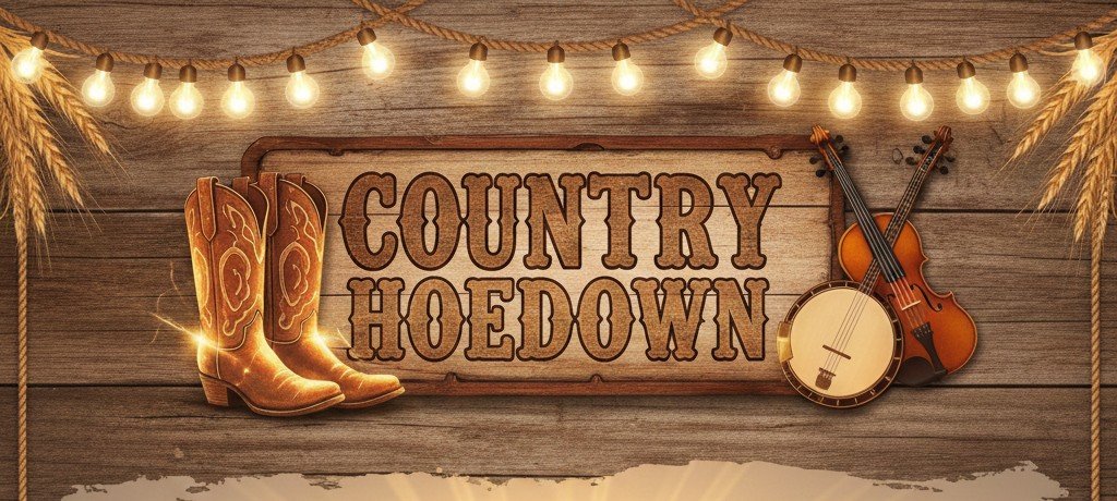 Country theme dance party