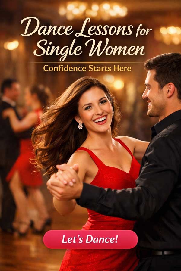 Woman learning how to dance