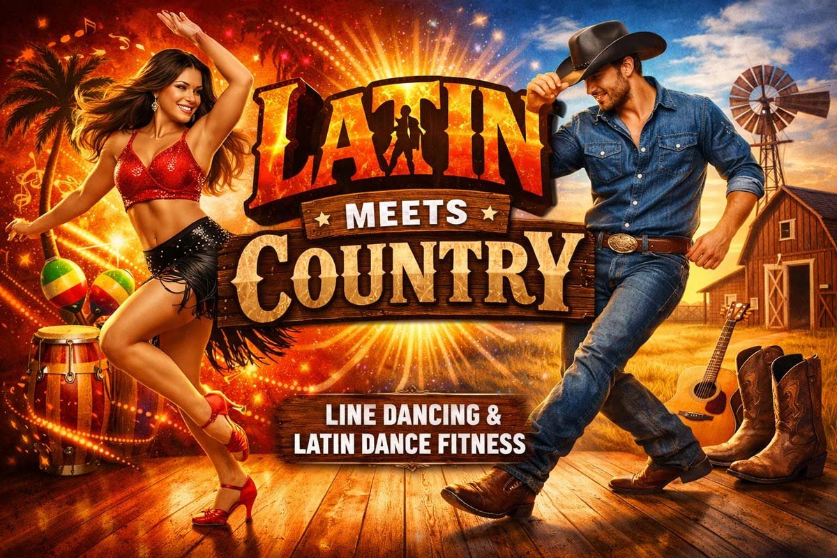 Latin Dancing Meets Country Line Dancing